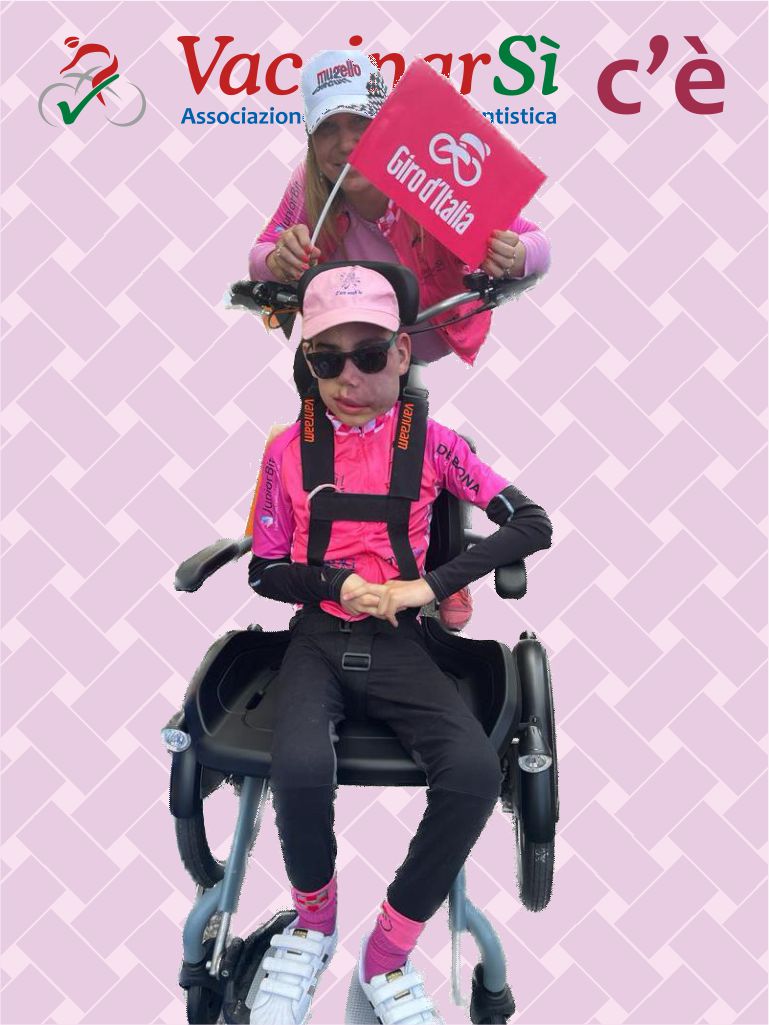 La tappa numero 16 del Giro d’Italia 2023 ha visto la numerosissima squadra ciclistica di VaccinarSì tagliare il traguardo, guidata da un capitano speciale: Andrea!